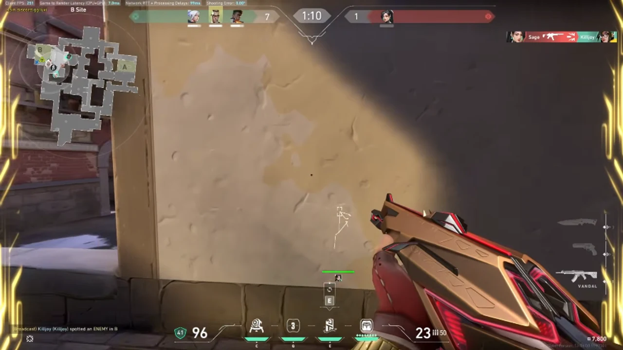 VALORANT CHEAT in-game preview valorant cheat guide screenshot — aimbot settings